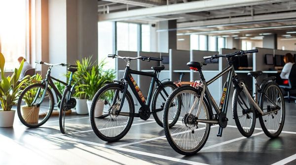Avantages des solutions de rangement pour vélos en entreprise